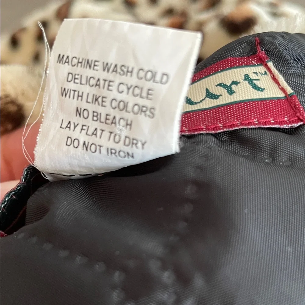 Tudor Court Faux‎ Fur Leopard Fuzzy Quilted Coat Size Large - Picture 8 of 9